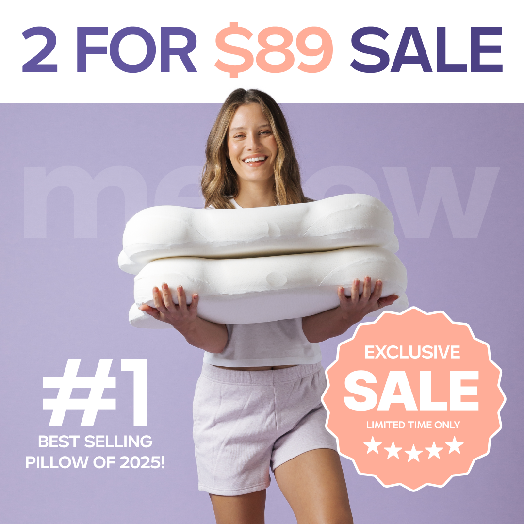2 CloudAlign Pillows + 2 Free Cooling Pillowcases Bundle